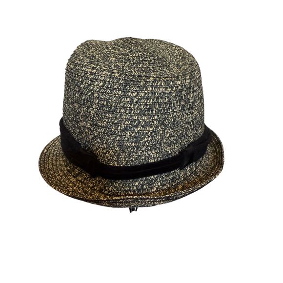 D&Y Classic Casual Straw Fedora OSFM Braided Band Hat Travel Beach Vacation - Picture 3 of 8